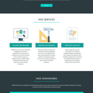 Un site web d’entreprise sur-mesure